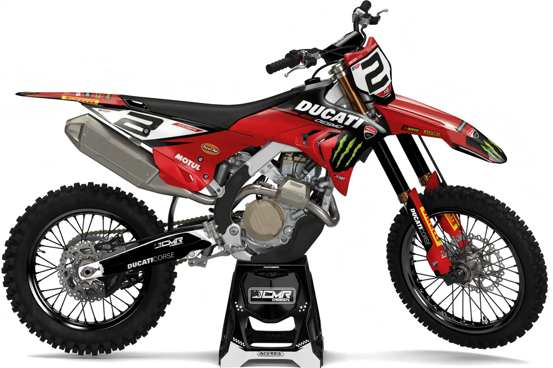 Kit grafiche personalizzate per Ducati Desmo MX